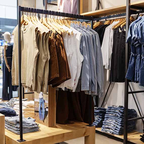 Fine toppe fra Levi's i Lyngby.